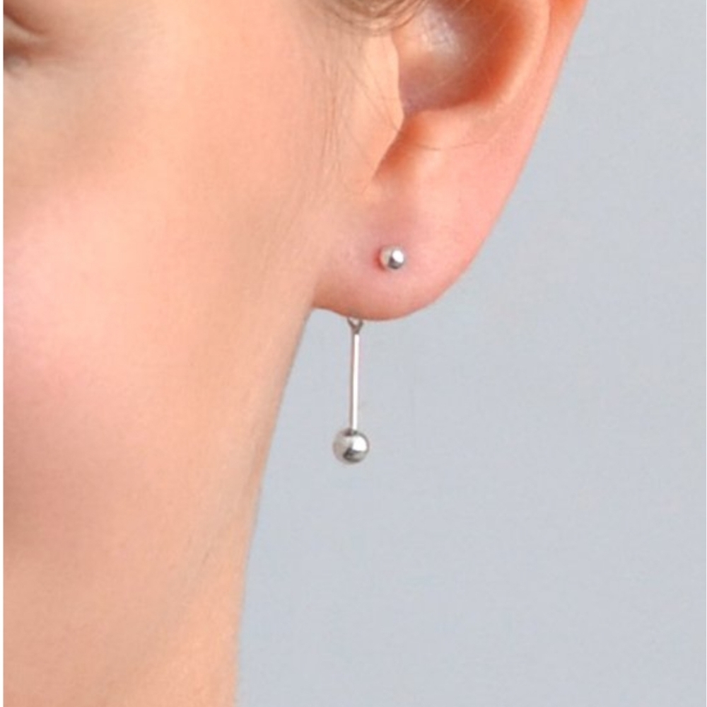 Martha Jackson | Bar and Ball Earri…